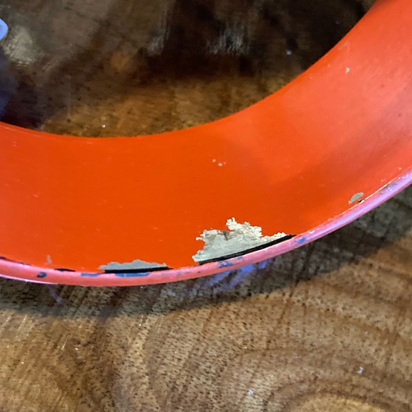 Lot of 4 items, set of 3 vintage bangles and turquoise pendant. - Picture 13 of 15